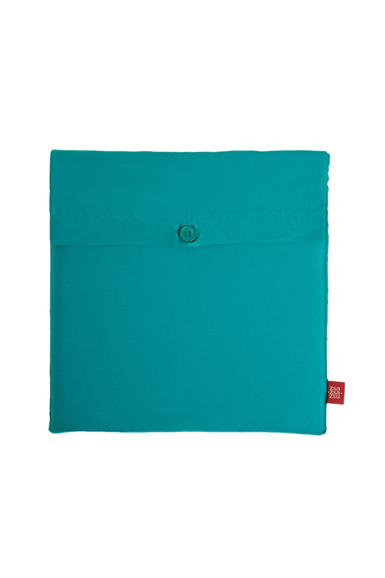 Solid Cotton Sateen 300 Thread Count King Flat Sheet, Alternate, color, Emerald Green