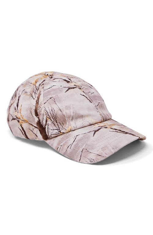 Mnml Gradient Cotton Twill Baseball Cap In Pink