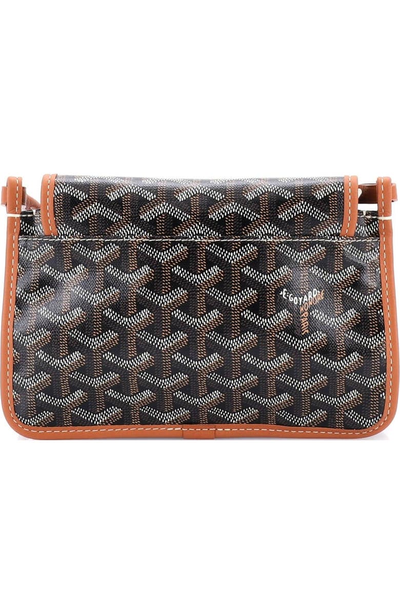 Pre-Owned Goyard Plumet Clutch Wallet Coated Canvas, Alternate, color, Brown