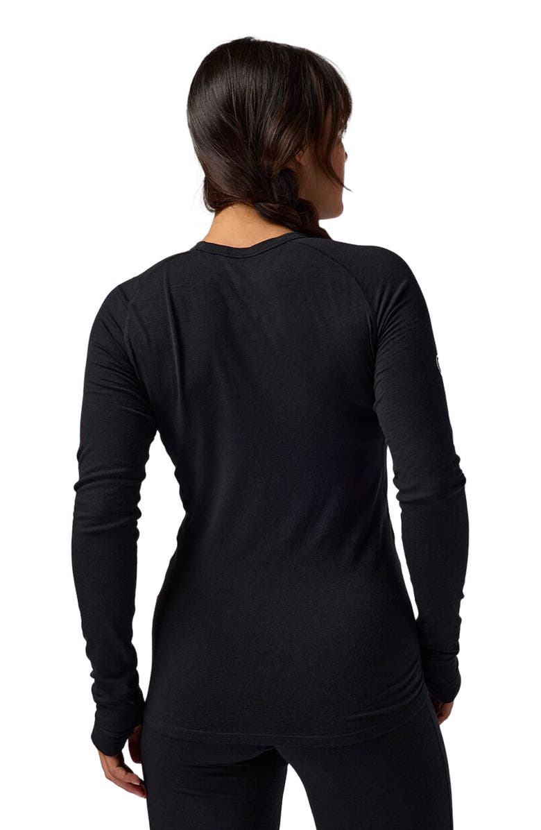 Backcountry Cedars Rws Merino Lt-Wt Baselayer Crew Top - Women's, Alternate, color, Black