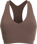 Zella Studio Luxe V-Neck Racerback Sports Bra