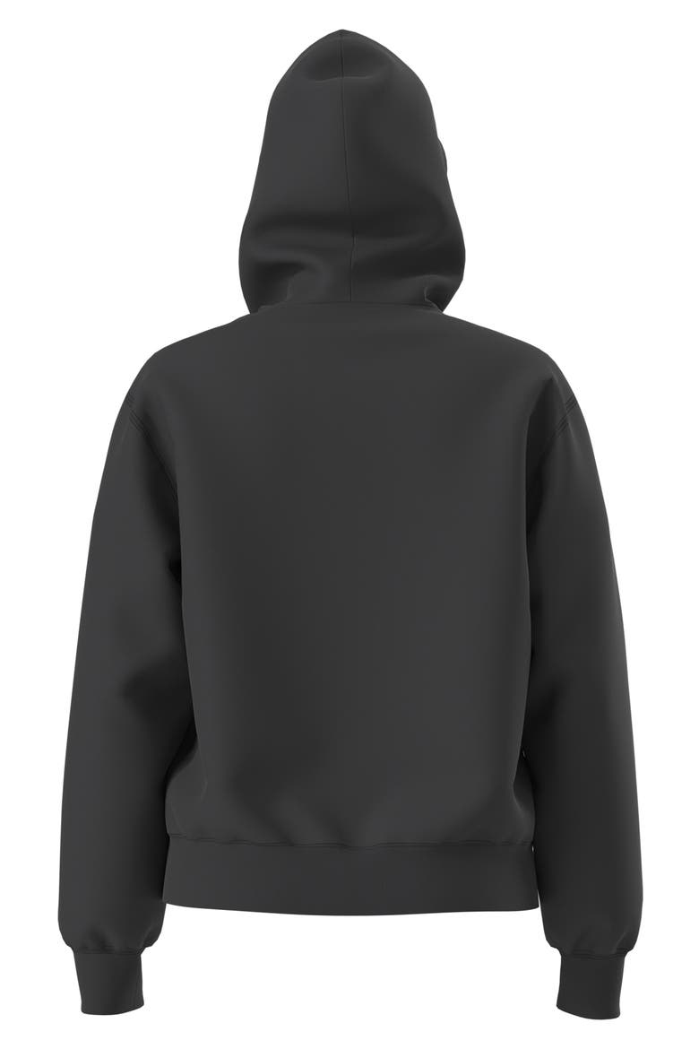 Evolution Simple Dome Fleece Hoodie, Alternate, color, TNF BLACK/ TNF BLACK