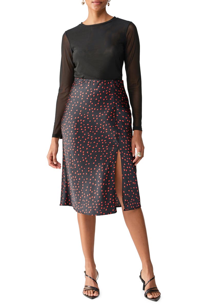 Sanctuary Main Squeeze Long Sleeve Mesh Top, Alternate, color,