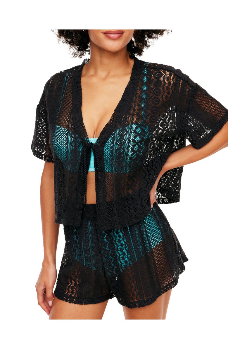 Adore Me Nika Swimwear Two-piece Swim Cover-up Top, Main, color,