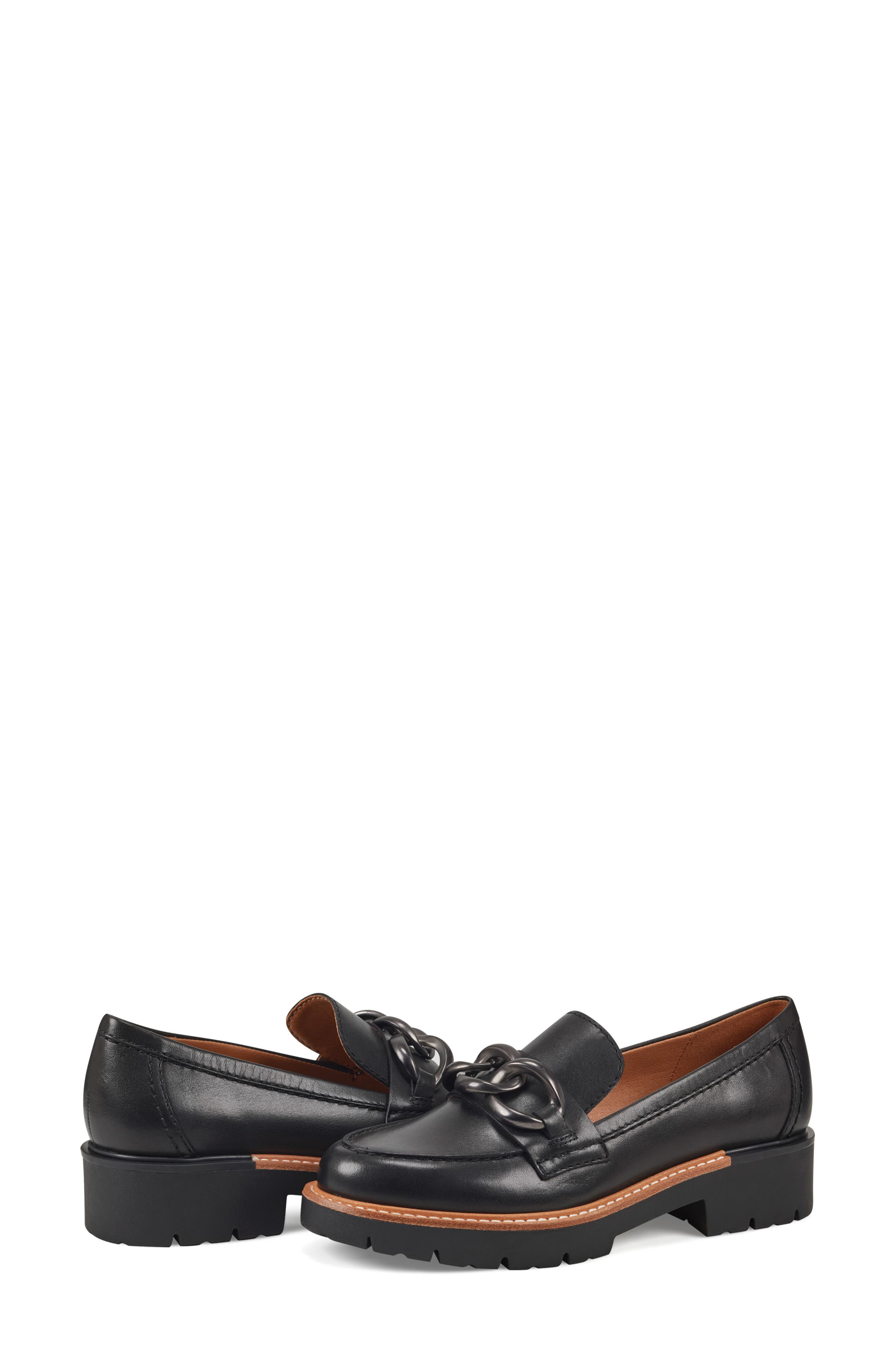Earth<sup>®</sup> Zalor Moc Toe Loafer, Alternate, color, Black
