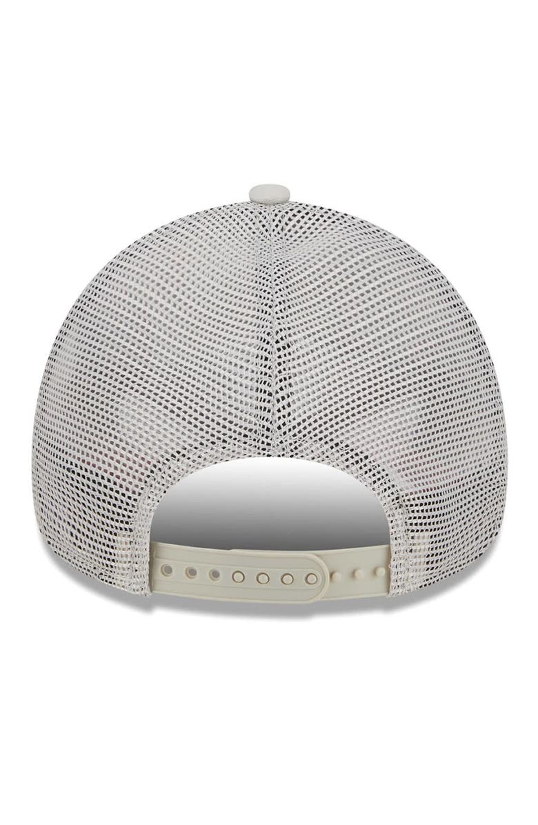 New Era Men's New Era Cream Atlanta United FC Established Patch 9FORTY A-Frame Trucker Adjustable Hat, Alternate, color, Cream