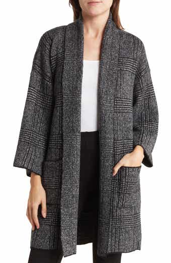 Love Token Bob Plaid Cardigan