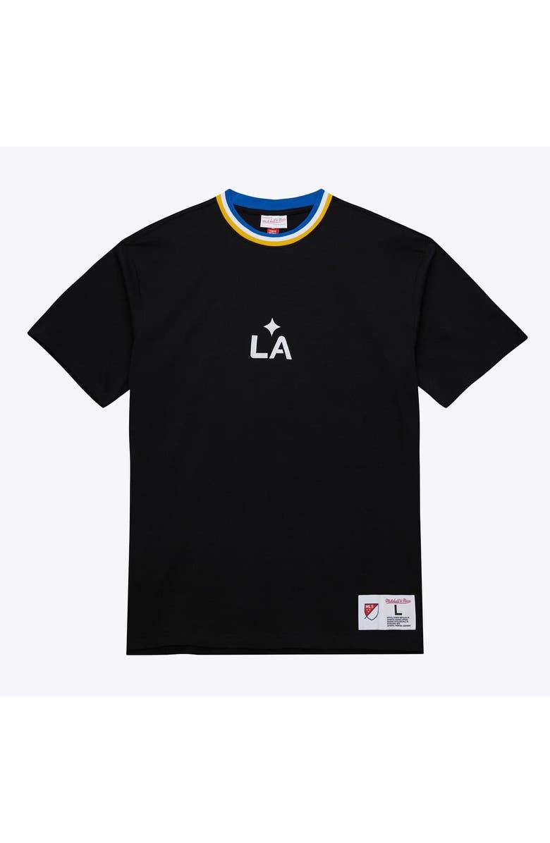 Mitchell & Ness Black LA Galaxy Playmaker T-Shirt, Alternate, color, Black