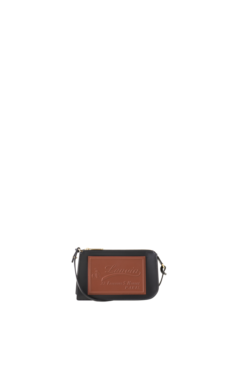 Lanvin Compagnon Small Zipped Bag In Smooth Leather, Main, color, Brown