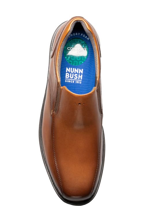 Nunn Bush Kore Pro Bike Toe Slip-on In Cognac