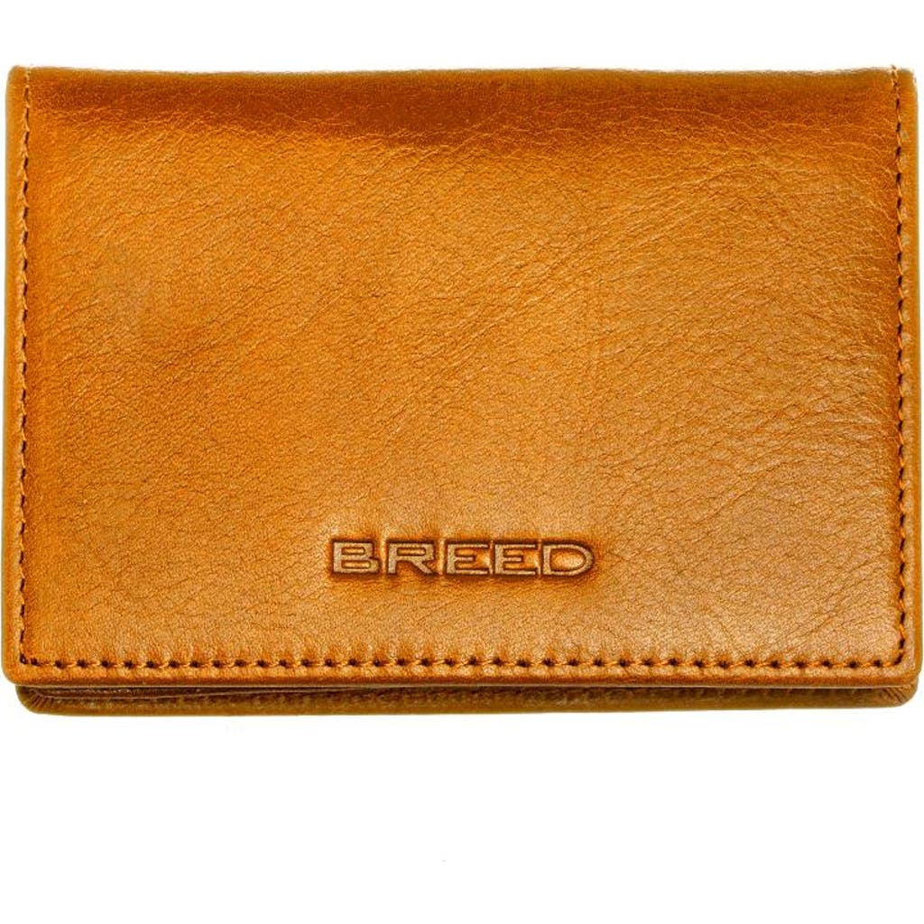 Breed Porter Bi Fold Wallet In Gold