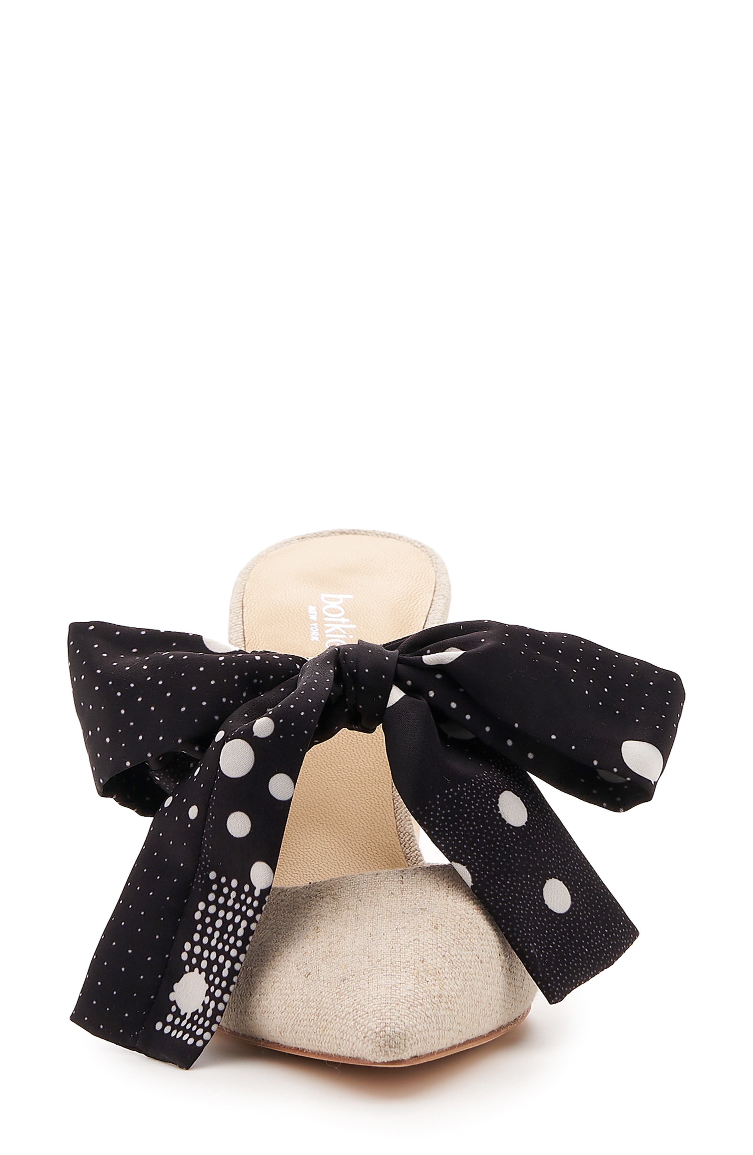 Botkier Hampton Bow Pointy Toe Mule, Alternate, color, 
