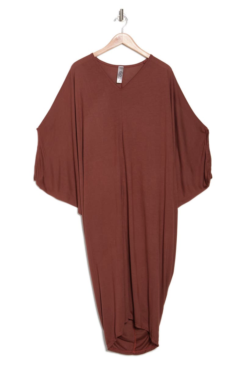 GO COUTURE Batwing Sleeve Maxi Dress, Alternate, color, 