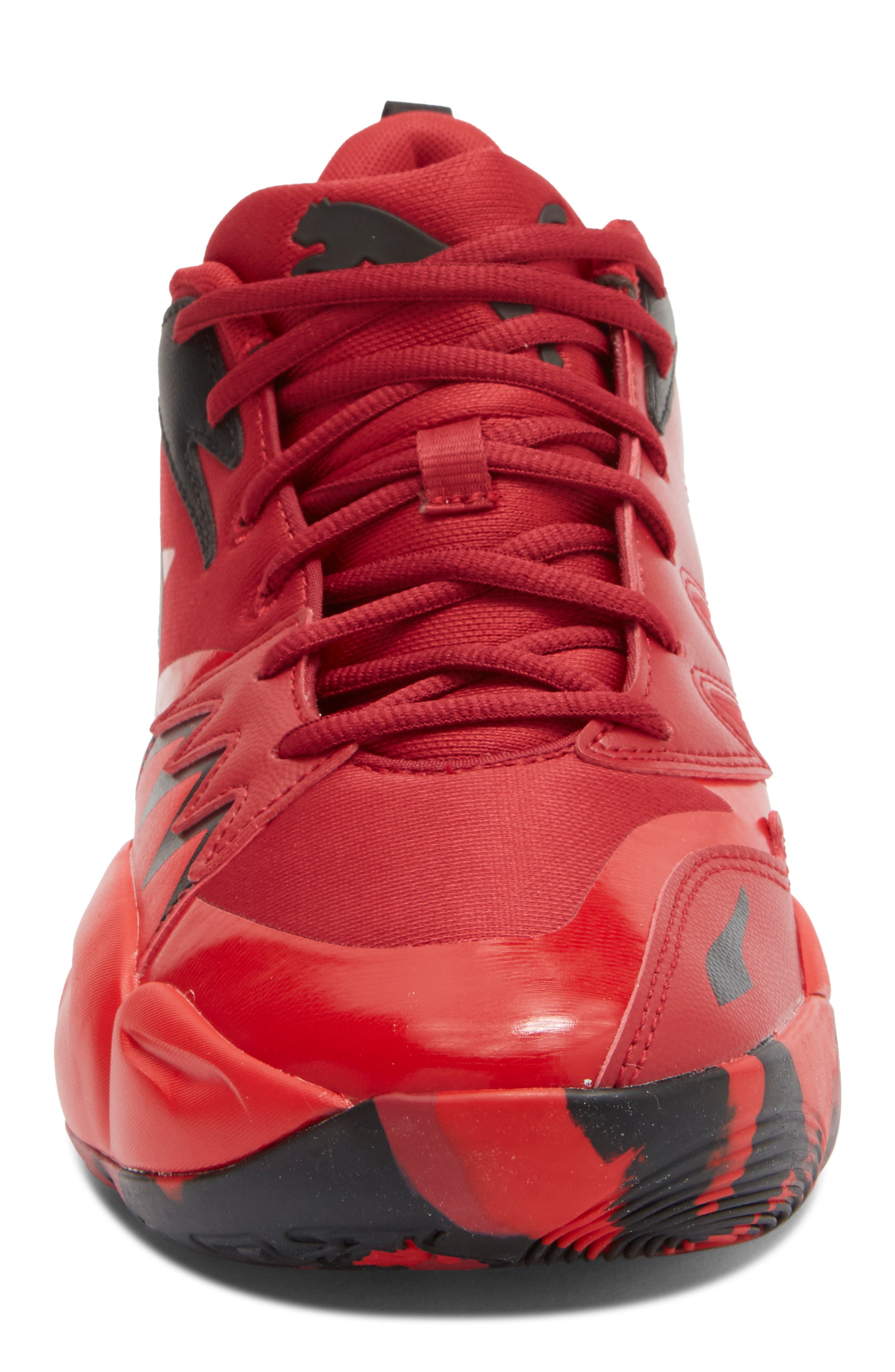 PUMA Genetics Basketball Shoe, Alternate, color, Club Red/ For All Time Red