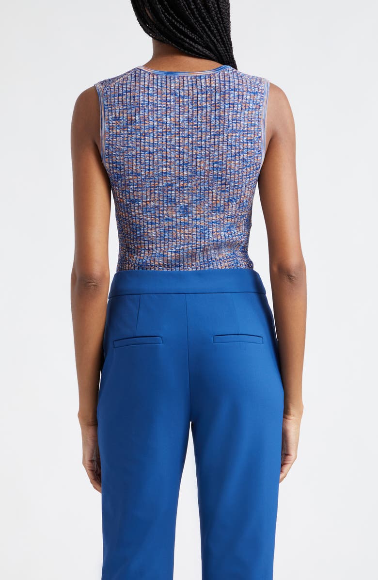 Veronica Beard Sid Space Dye Sleeveless Sweater, Alternate, color,