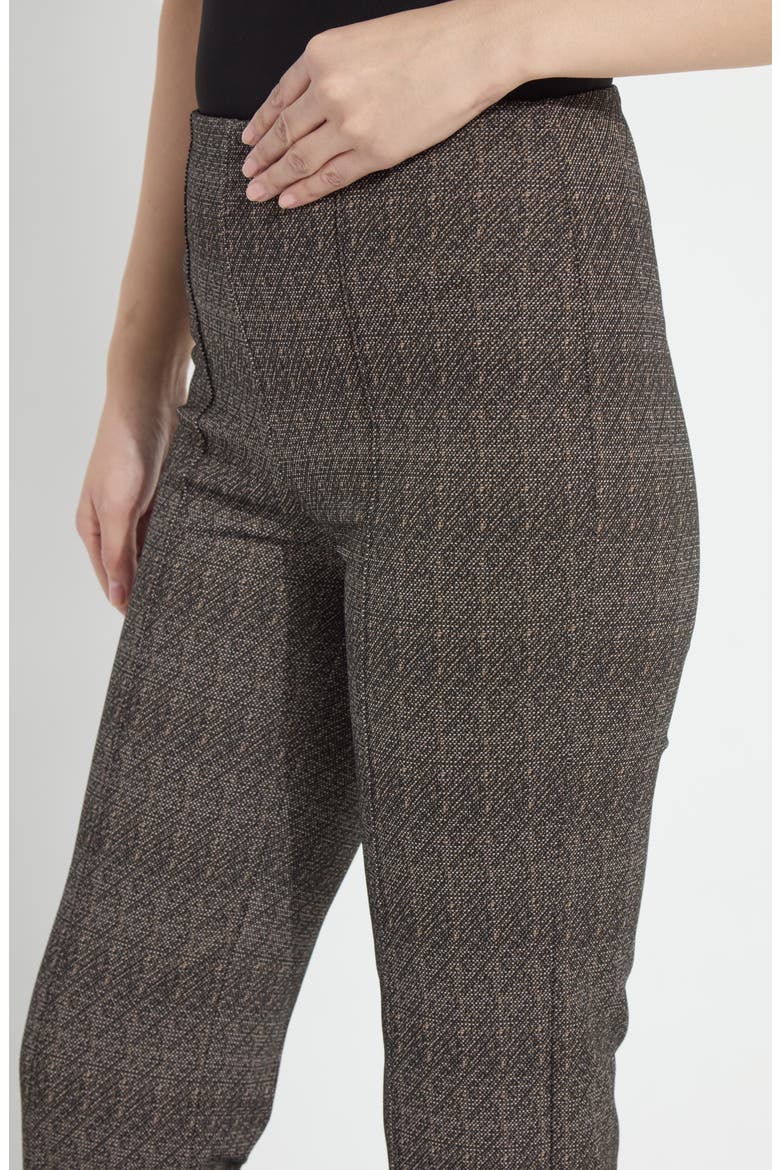 Lyssé Houndstooth Jacquard Flare Leggings, Alternate, color, SPECKLED SALT AND PEPPER