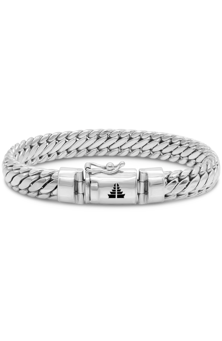 DEVATA Java 10mm Chain Bracelet in Sterling Silver, Alternate, color, Silver