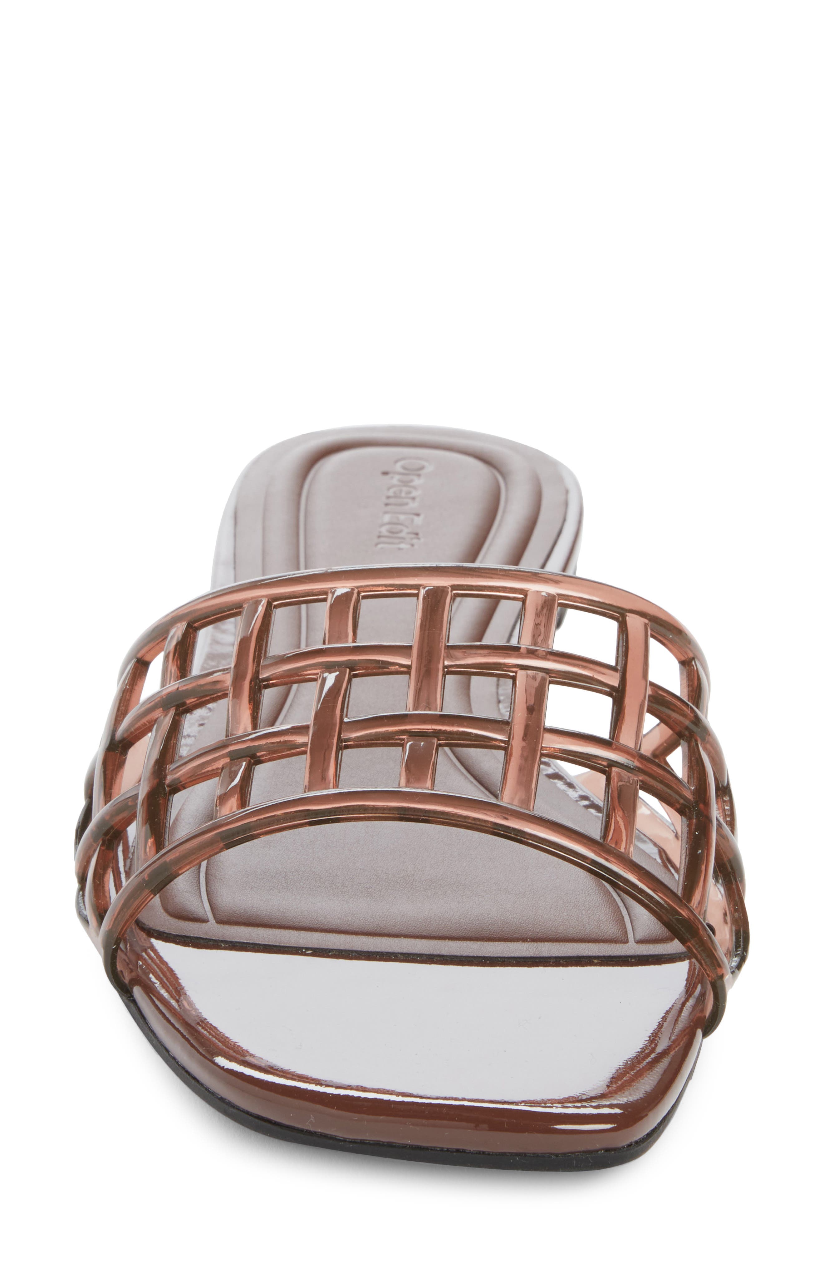 Open Edit Solis Jelly Slide Sandal, Alternate, color, 