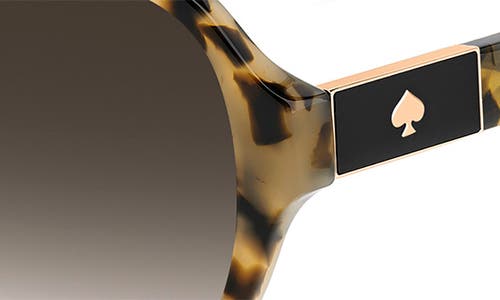 Kate Spade New York Emalie 56mm Gradient Oval Sunglasses In Havana/brown Sf