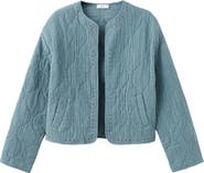 MANGO TEEN Studded Quilted Jacket