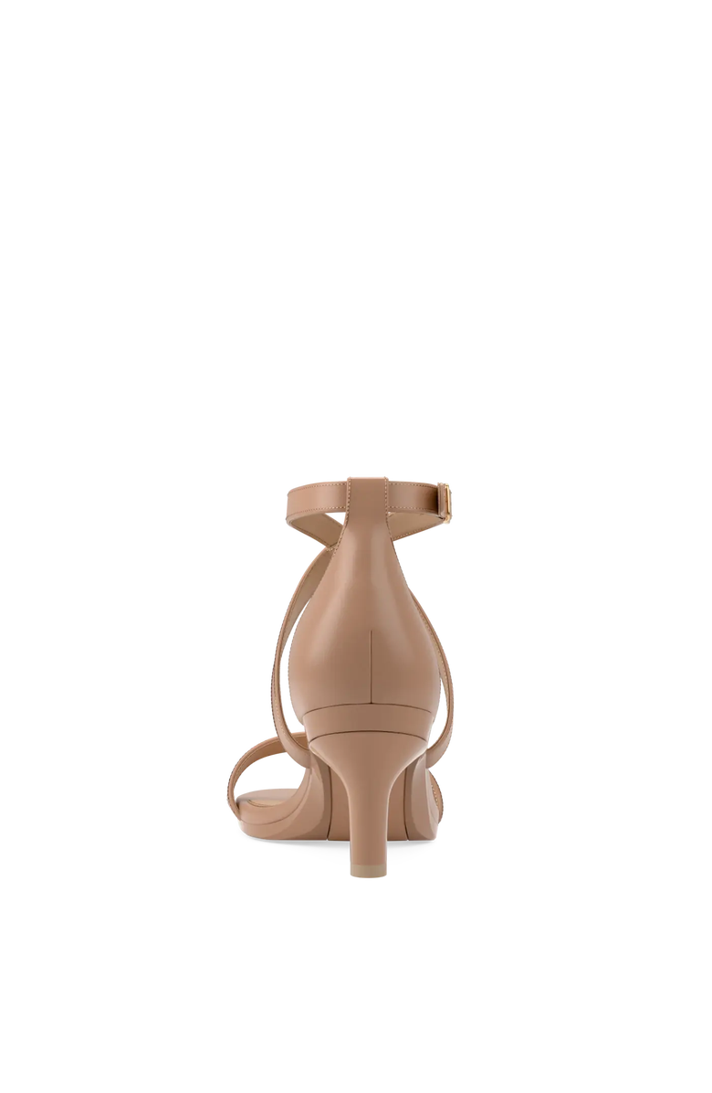 Pashion Footwear The Sandal 3" Stiletto Convertible Heel, Alternate, color, Latte Leather