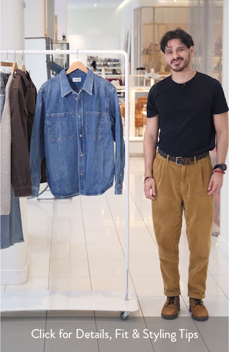 Craven Denim Button-Up Shirt, sales video thumbnail