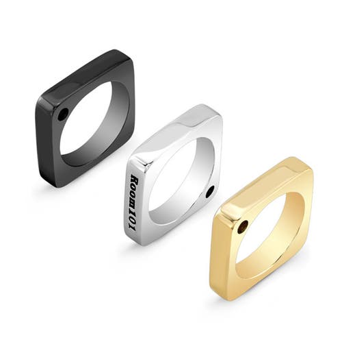 Room101 Square Ring In Black