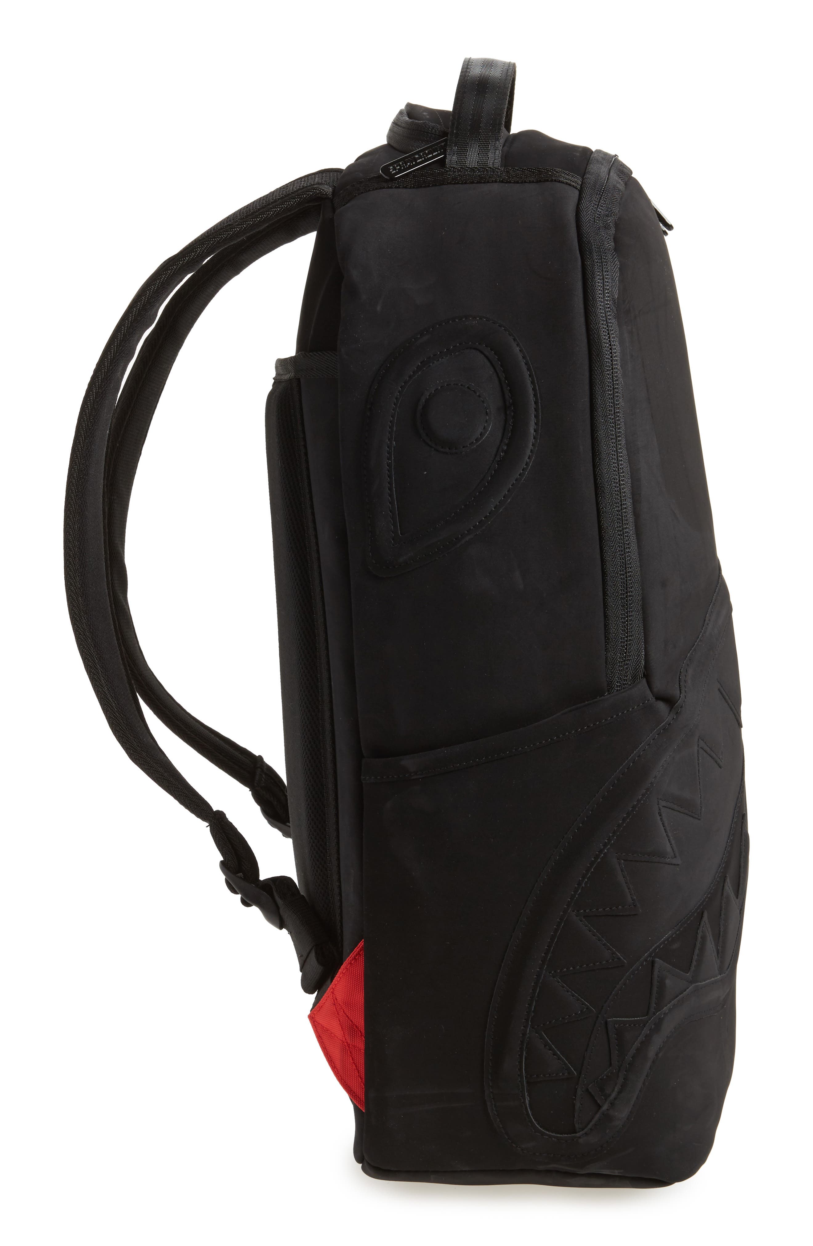 Ghost Shark Backpack, Alternate, color, BLACK