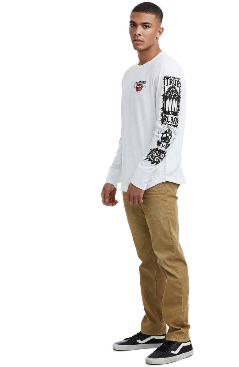 True Religion Brand Jeans Long Sleeve Graphic T-Shirt, Alternate, color,
