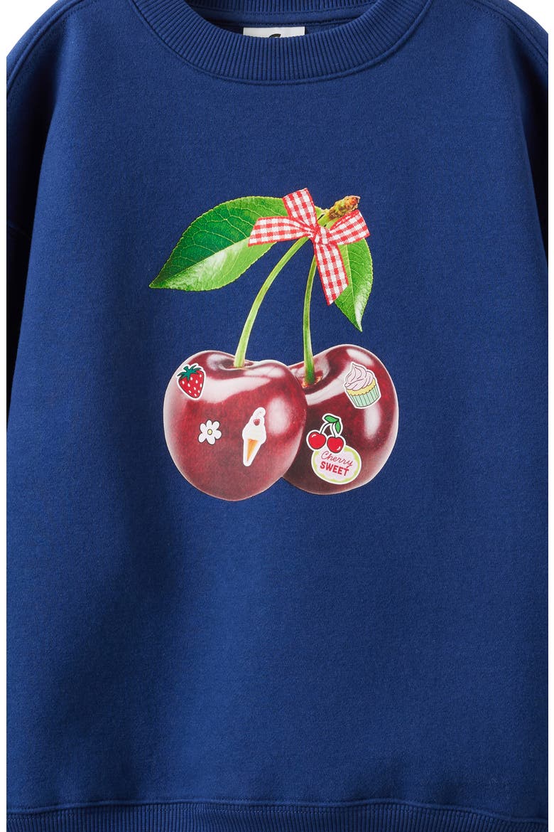 Kid's Sammy Oversized Crew, Alternate, color, Squid Ink Play Maker