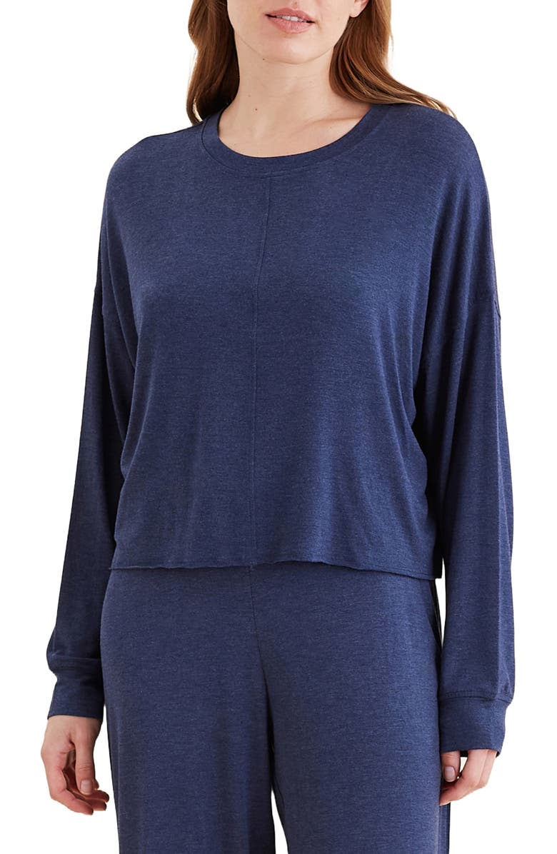 Papinelle Tencel<sup>®</sup> Modal Soft Long Sleeve Sleep Top, Main, color,