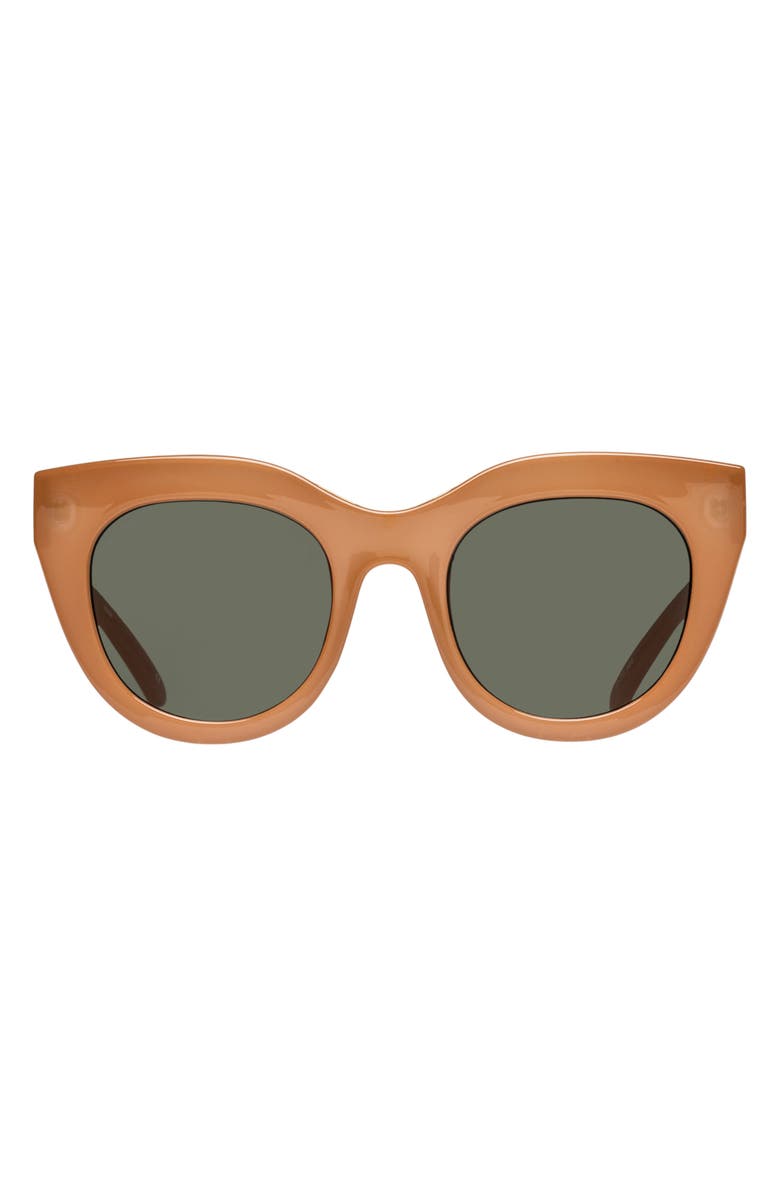 Le Specs Air Heart 51mm Sunglasses, Main, color, Caramel/ Khaki
