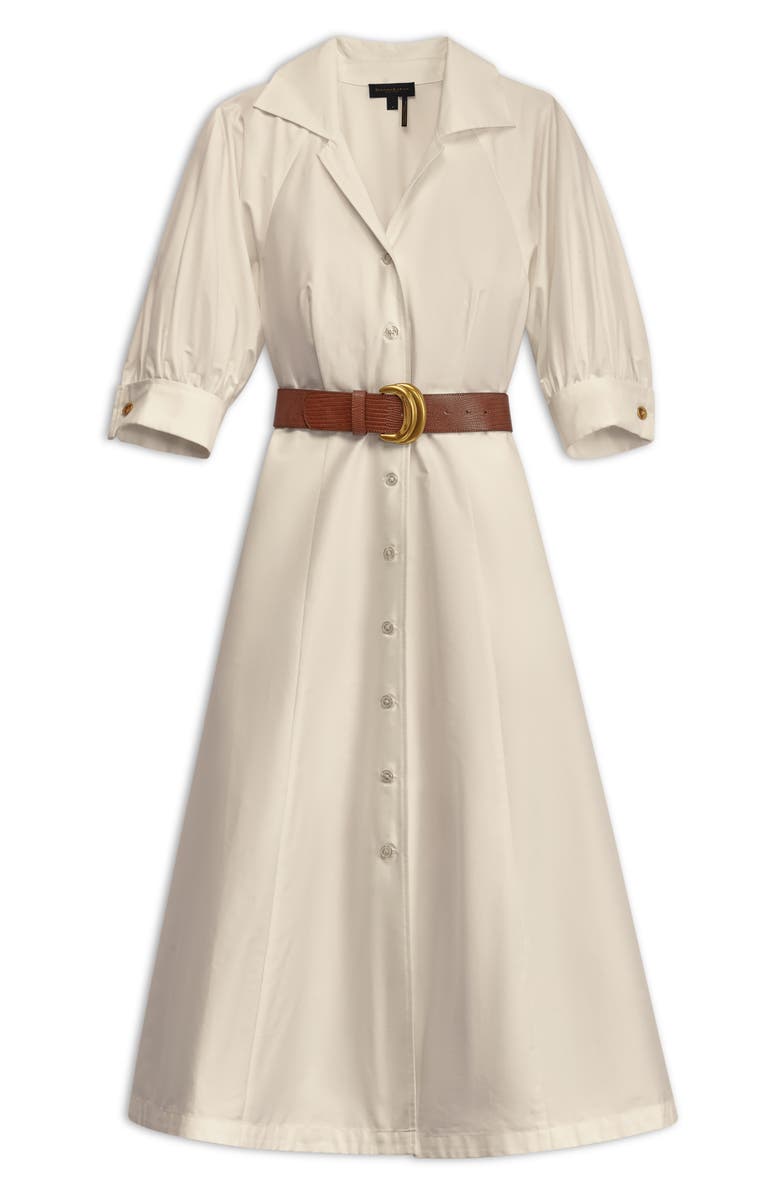 Donna Karan New York Cotton Midi Shirtdress, Alternate, color,