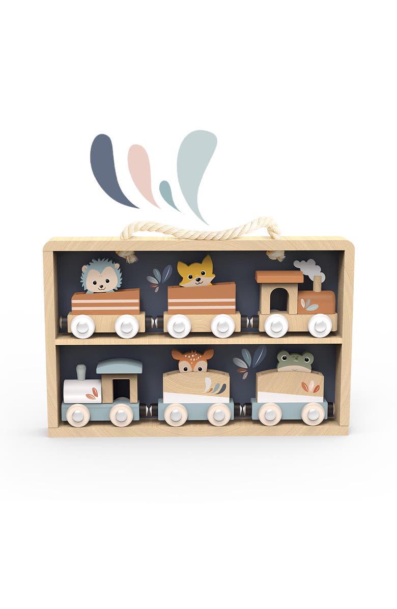 Speedy Monkey Train Set Display Case, Main, color, Multi