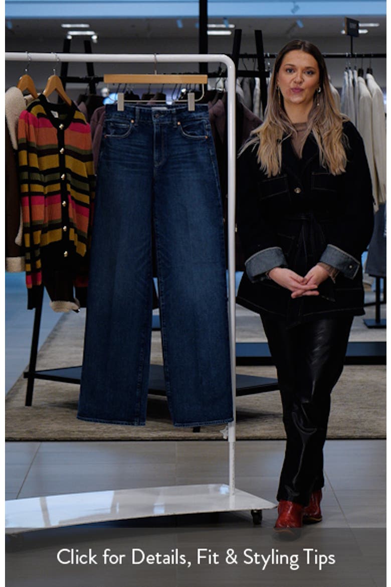 Sasha High Waist Wide Leg Jeans video