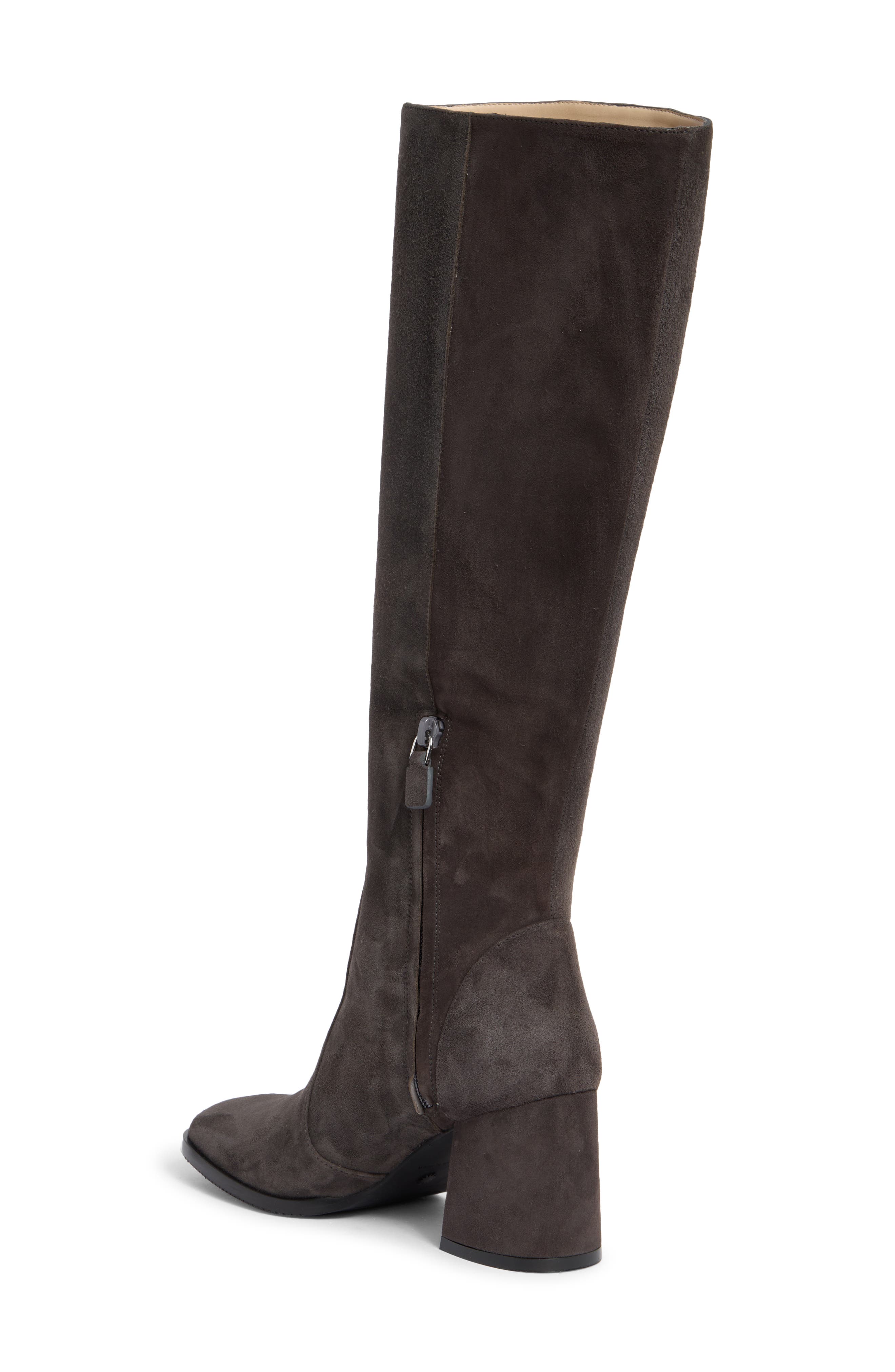 Stuart Weitzman Nola Knee High Boot, Alternate, color, Slate