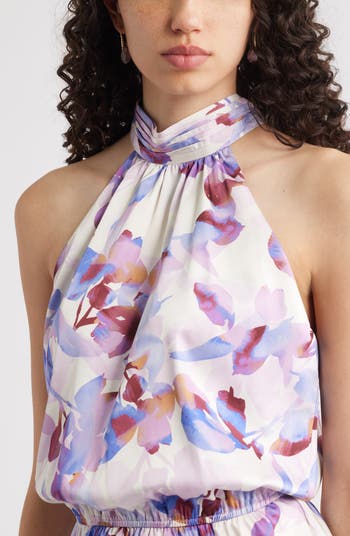 Tiered Halter Minidress