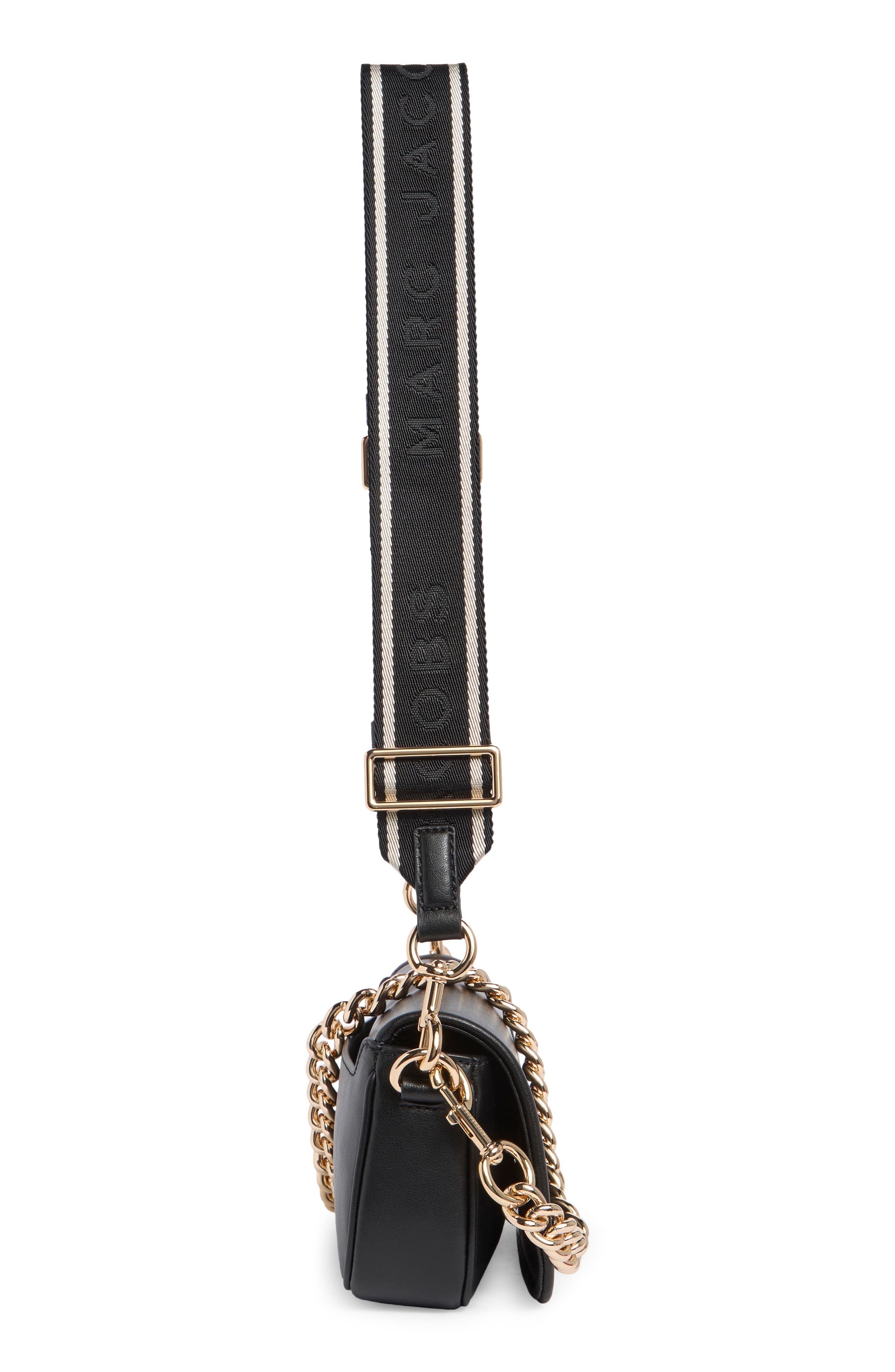 Leather Shoulder Bag, Alternate, color, BLACK
