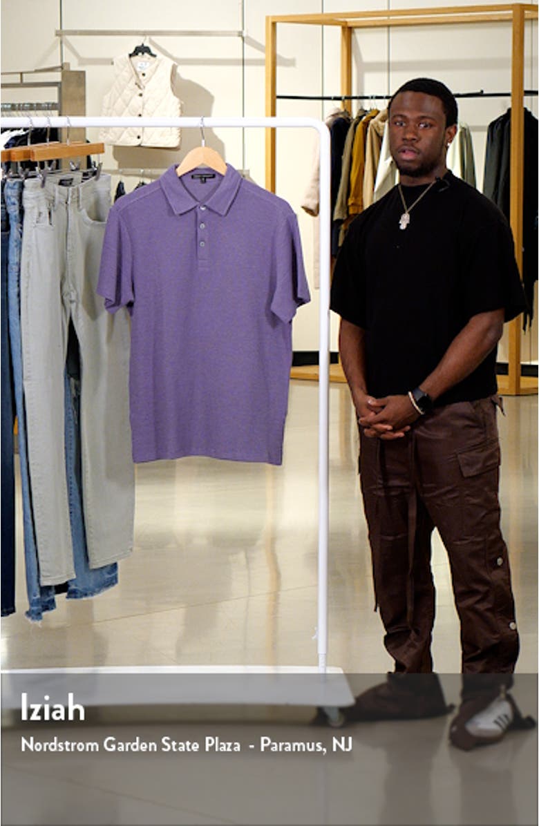 Cloverdale Waffle Knit Polo, sales video thumbnail