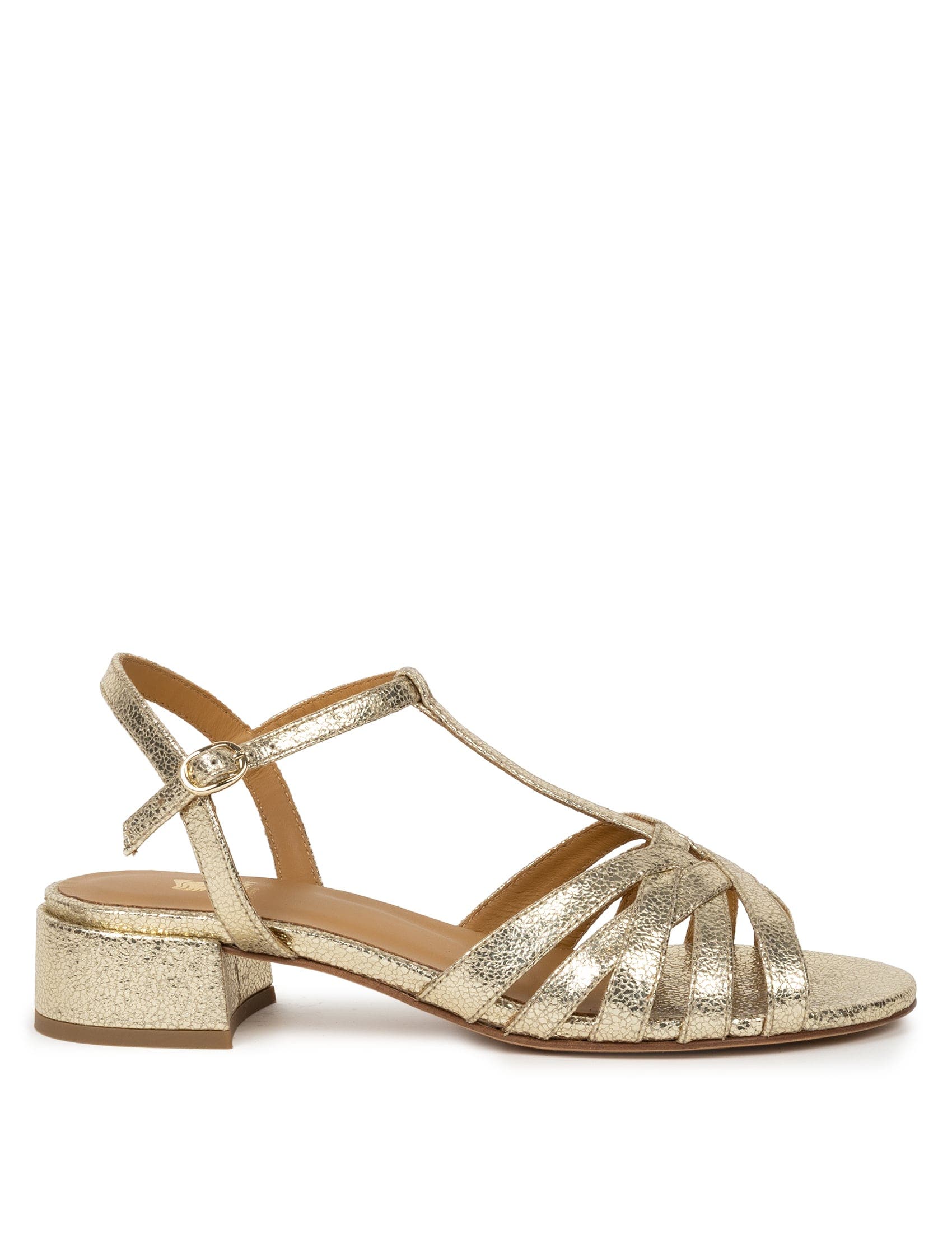 Capri Heeled Sandals, Main, color, Champagne Gold