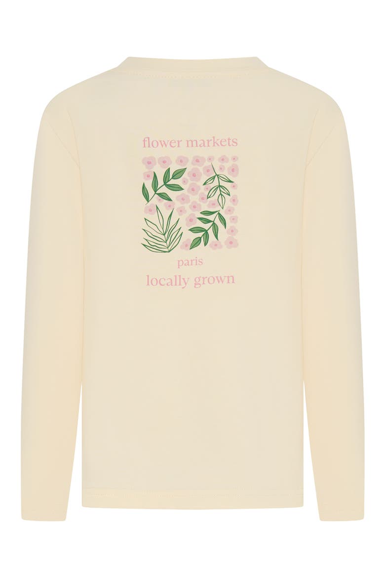Kids' Flower Markets Graphic T-Shirt, Alternate, color, CREAM