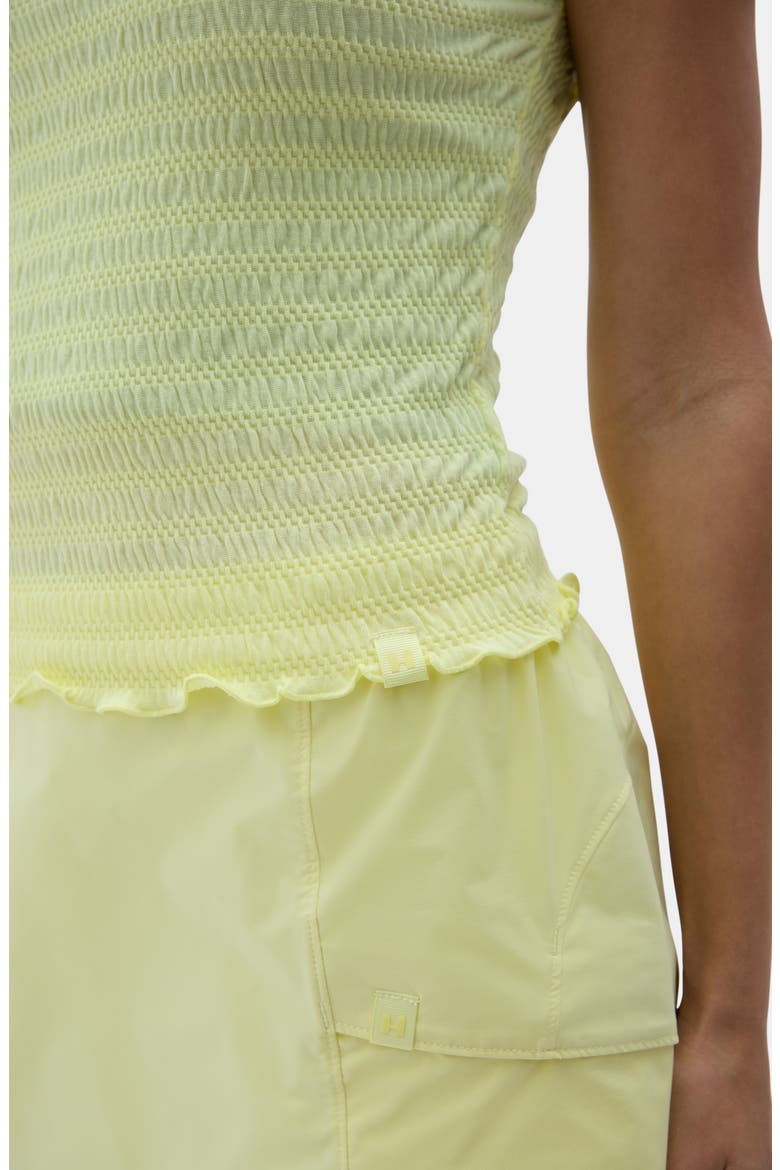 Ynes Smocked Top, Alternate, color, LIMONCELLO/ PEAR SORBET