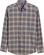 johnnie-O Kamper Plaid Cotton Blend Button-Down Shirt