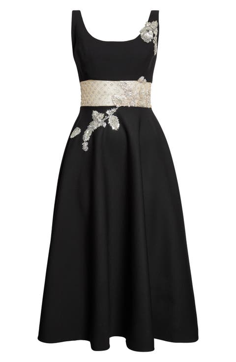 Crystal Embellished Cocktail Dress