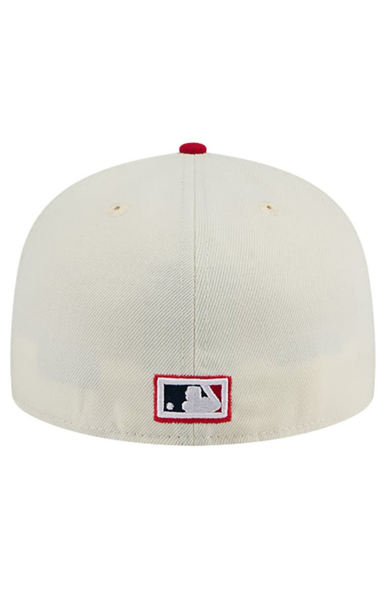 New Era Men's New Era White St. Louis Cardinals Cooperstown Collection Chrome 59FIFTY Fitted Hat, Alternate, color, 