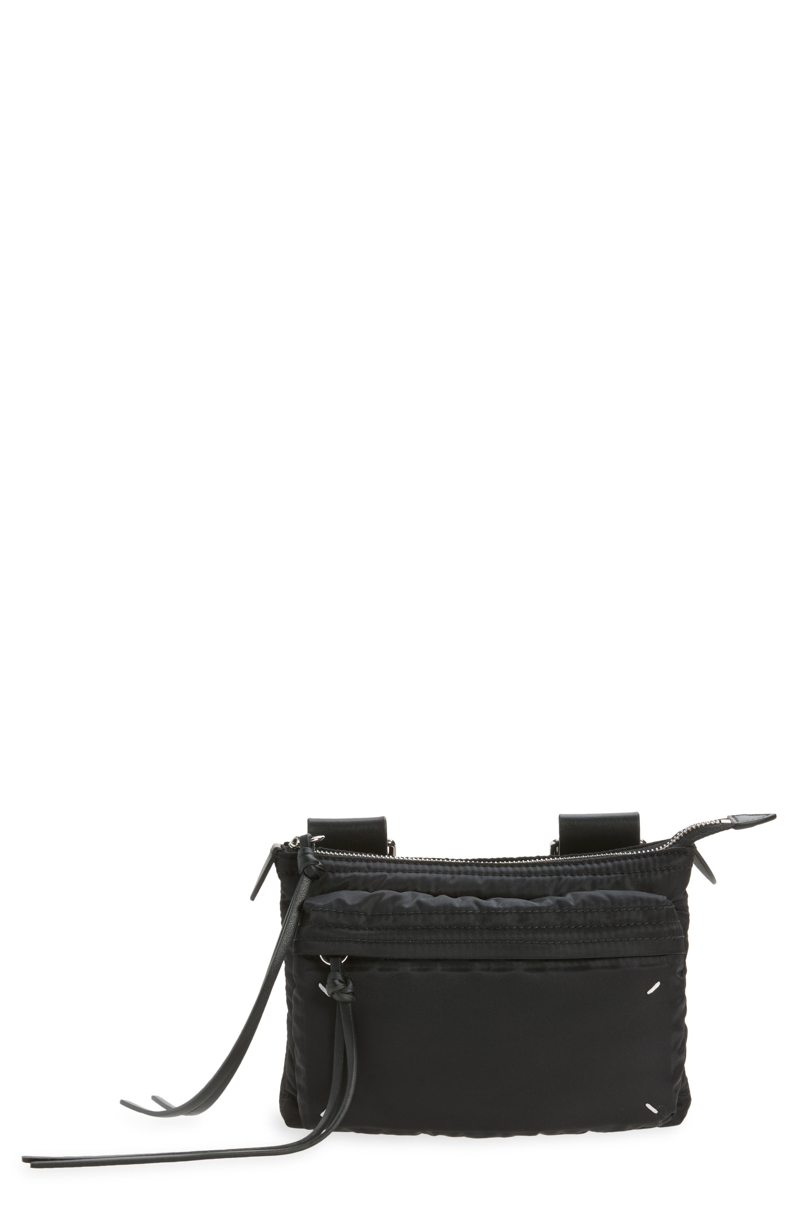 Zip Line Twill Camera Bag, Main, color, BLACK/ BLACK