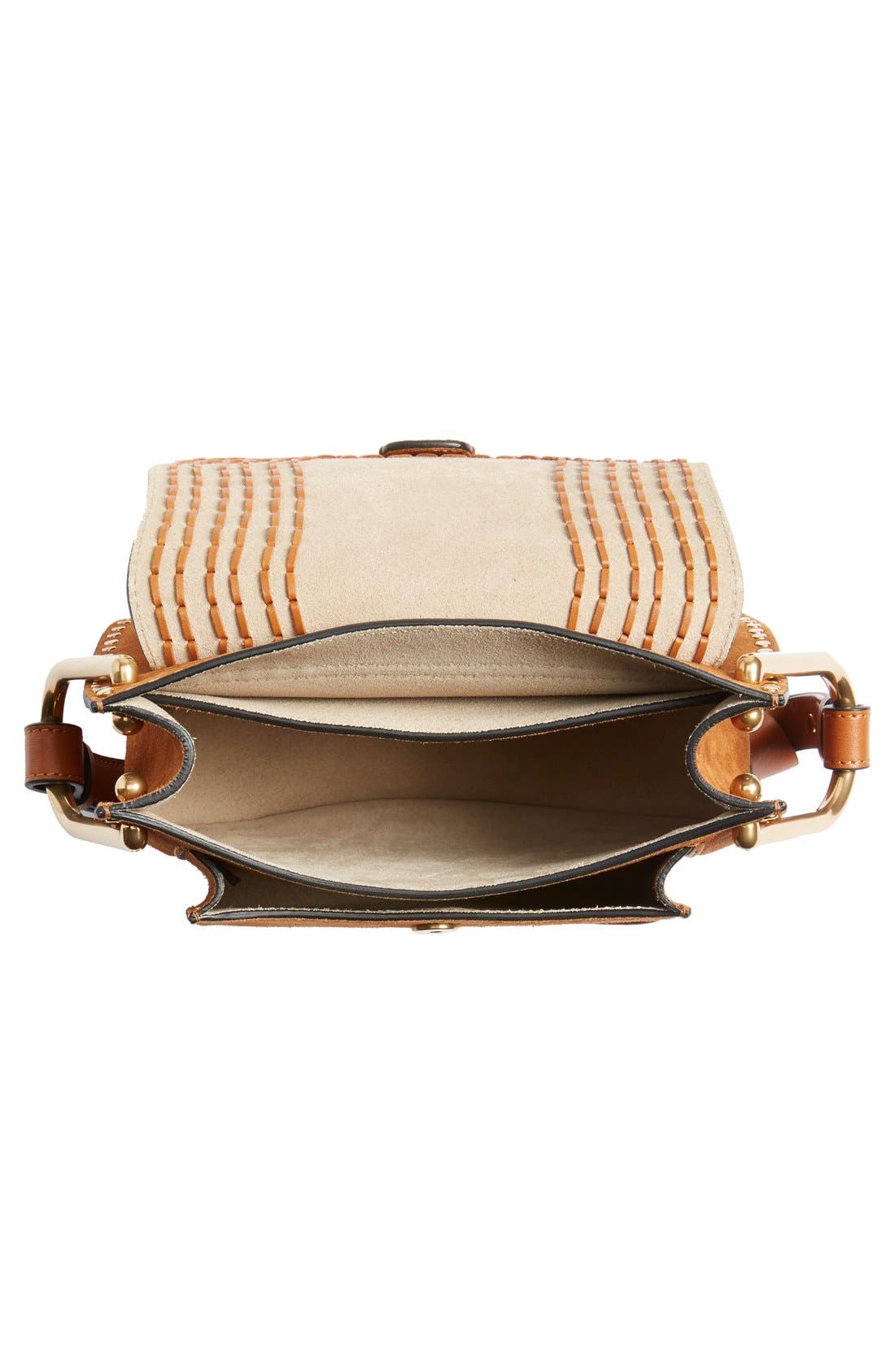 'Small Hudson' Shoulder Bag, Alternate, color, CARAMEL