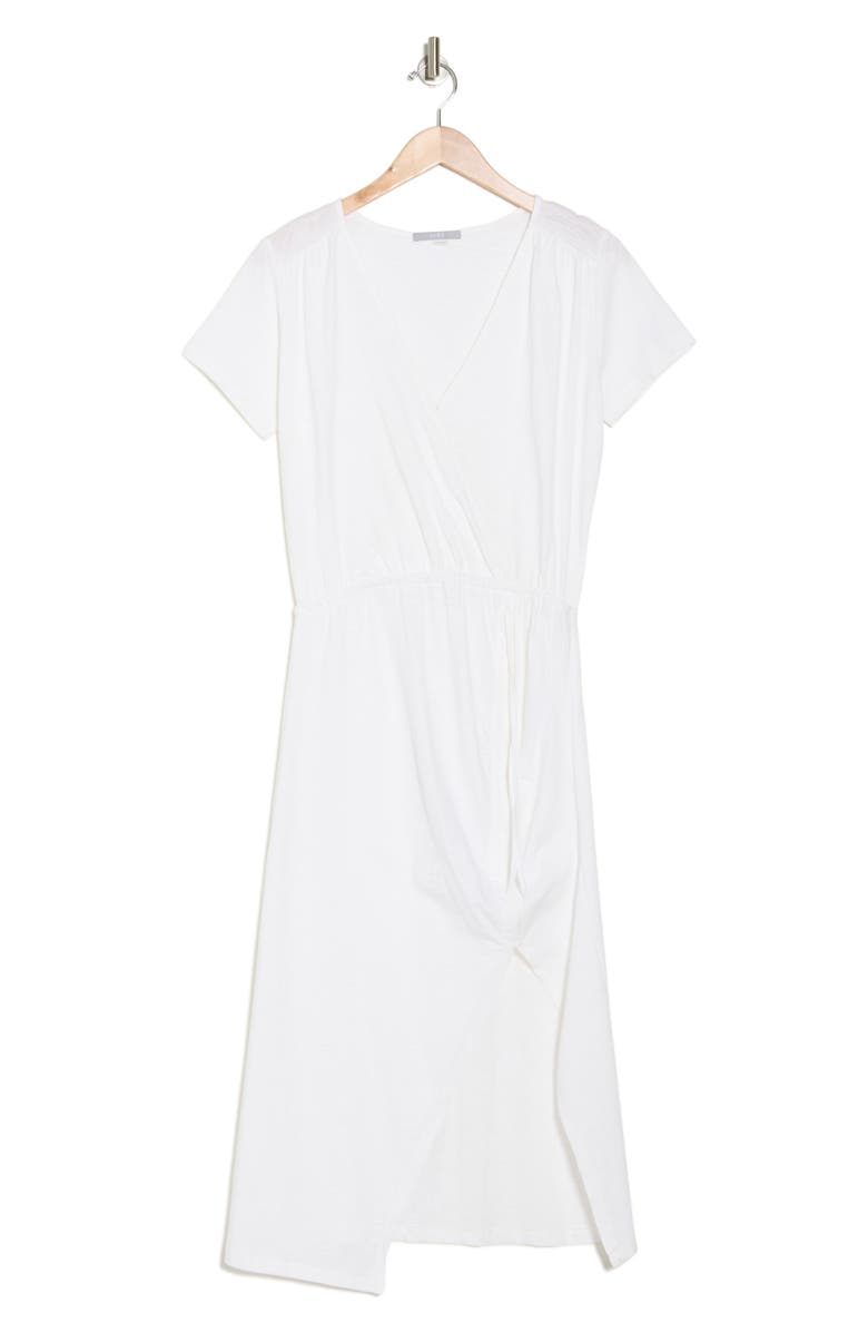 Tart Sharon Surplice V-Neck Organic Cotton Dress, Alternate, color, White
