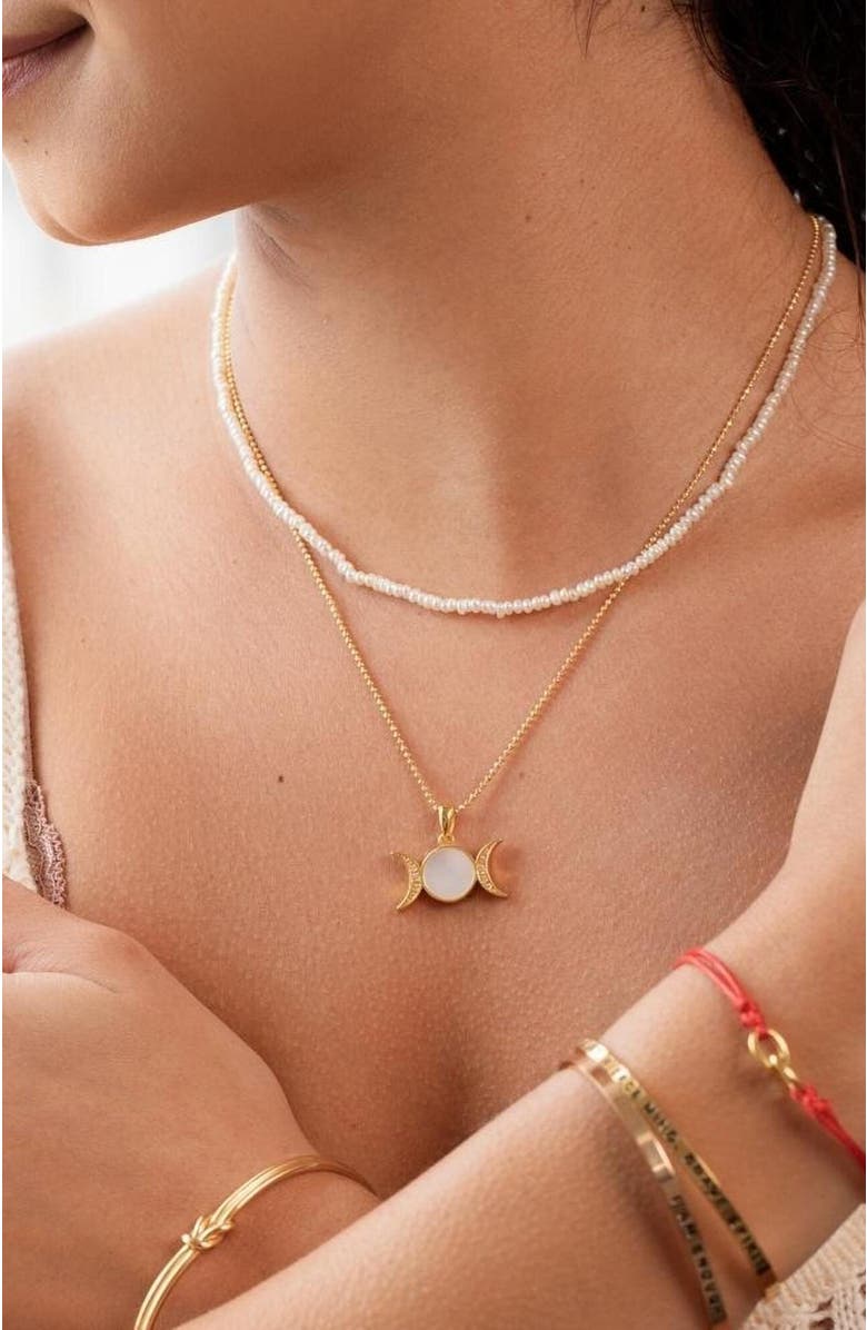 Mantra Little Things Pearl Chain, Alternate, color, Pearl