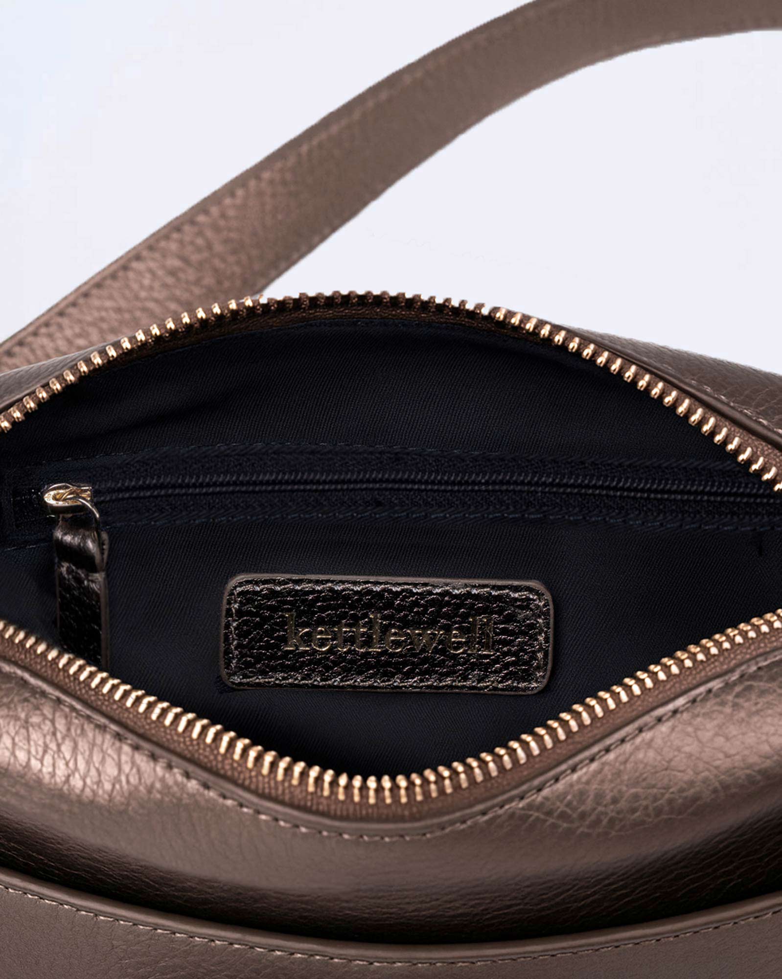 Cross Body Bag, Alternate, color, Pewter Metallic